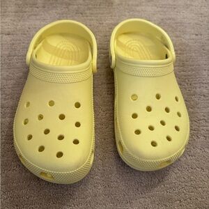 Crocs Yellow Clogs